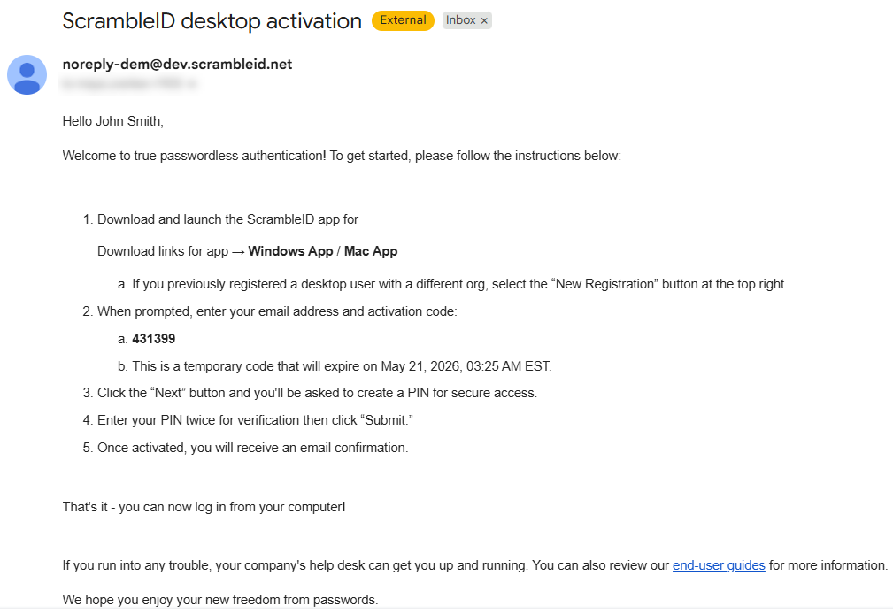 Desktop App: Register as a New User (2)